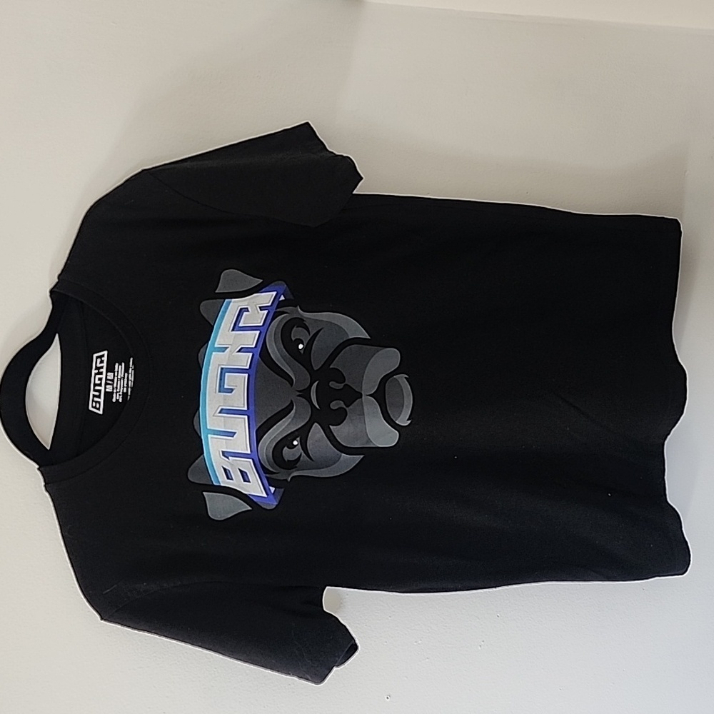 Bugha Dog Face Black Short Sleeve Tshirt